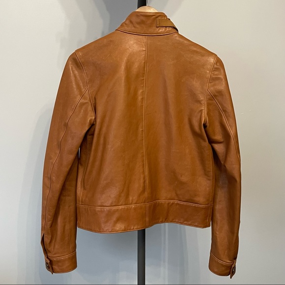 [Ralph Lauren] Genuine Leather Bomber Jacket - Picture 5 of 5